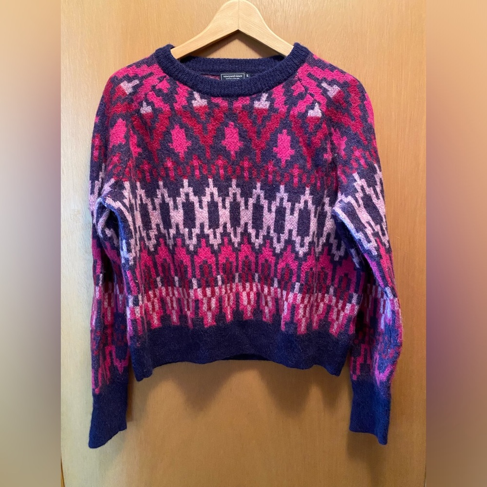 Vineyard Vines Multicolor Geometric Sweater